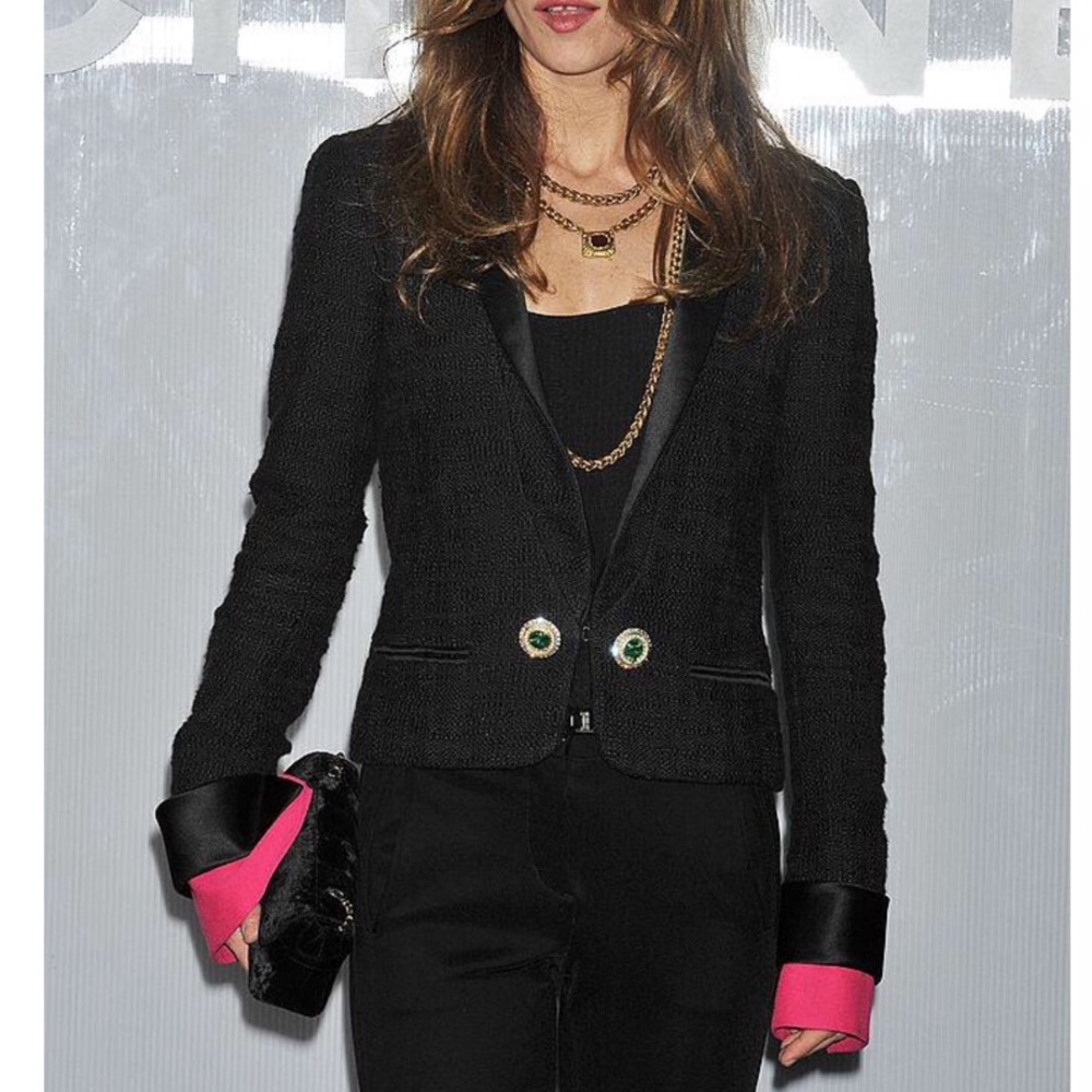 Chanel Tweed Tuxedo Blazer